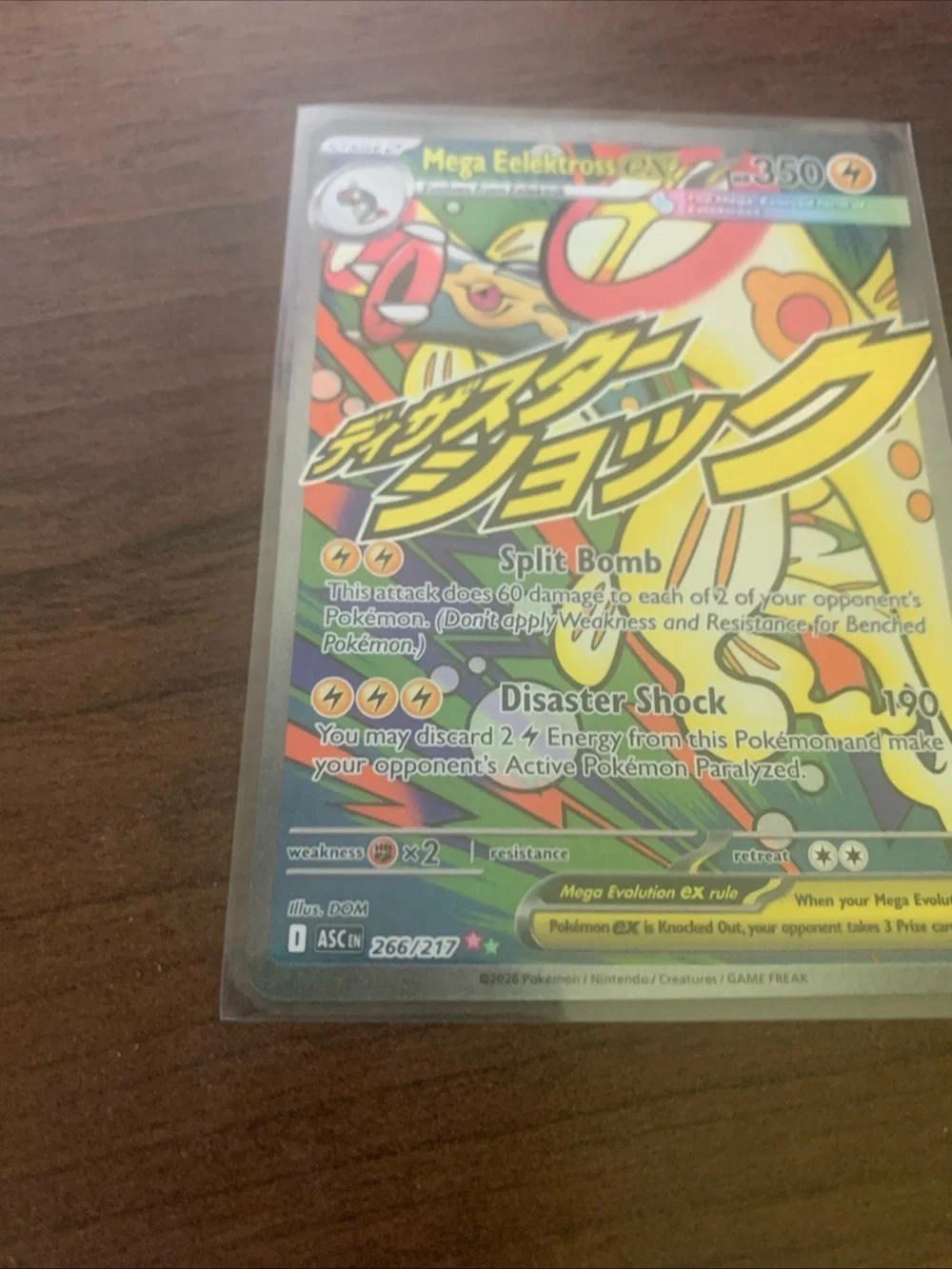 Pokemkn Mega Eelektross 266/217 official mega